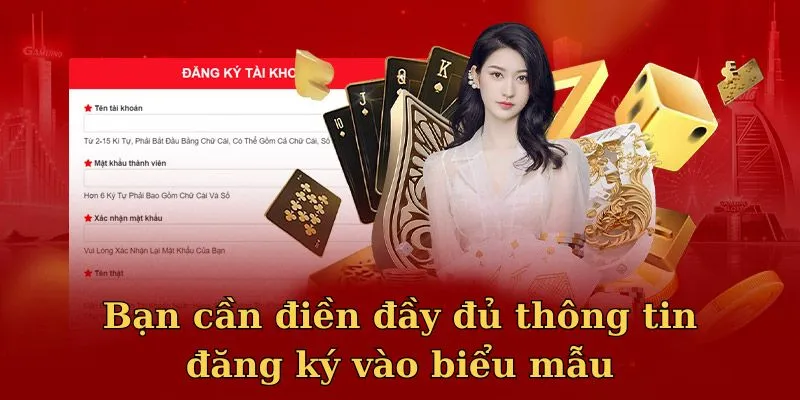 Bạn cần điền đầy đủ thông tin đăng ký Net88 vào biểu mẫu